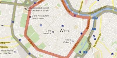 维也纳第7区的地图