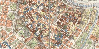 《维也纳老城的地图