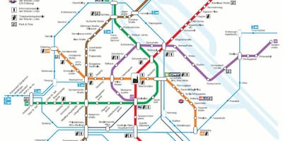 维也纳s bahn的地图