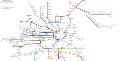 维也纳strassenbahn地图